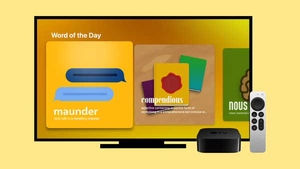 Bringing Word of the Day by LookUp to Apple TV